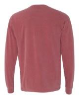 Comfort Colors Garment-Dyed Heavyweight Long Sleeve T-Shirt Feature Close-up