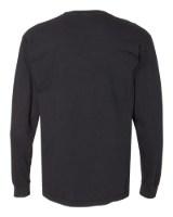 Comfort Colors Garment-Dyed Heavyweight Long Sleeve T-Shirt Feature Close-up