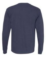 Comfort Colors Garment-Dyed Heavyweight Long Sleeve T-Shirt Close Up Detail