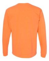 Comfort Colors Garment-Dyed Heavyweight Long Sleeve T-Shirt Close Up Detail