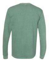 Comfort Colors Garment-Dyed Heavyweight Long Sleeve T-Shirt Close Up Detail