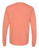 Comfort Colors Garment-Dyed Heavyweight Long Sleeve T-Shirt Feature Close-up