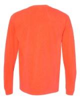 Comfort Colors Garment-Dyed Heavyweight Long Sleeve T-Shirt Close Up Detail