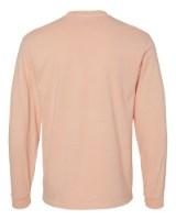 Comfort Colors Garment-Dyed Heavyweight Long Sleeve T-Shirt Feature Close-up