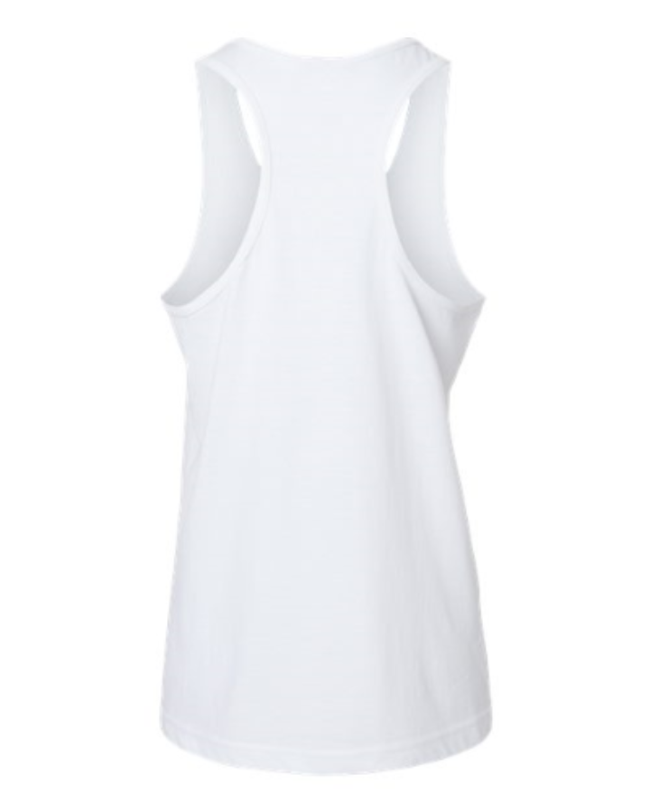 Gildan Softstyle Women's CVC Racerback Tank Top Close Up Detail