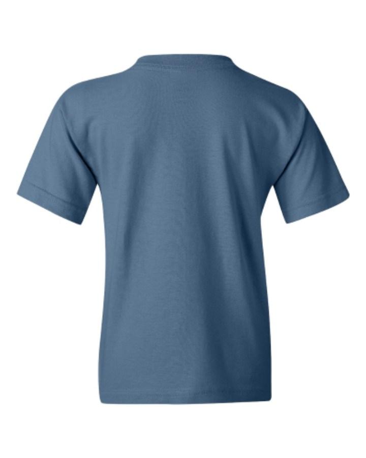 Gildan Heavy Cotton Youth T-Shirt Close Up Detail
