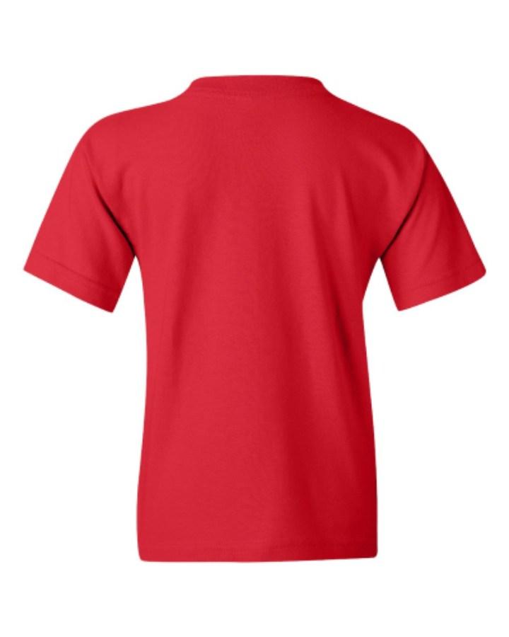 Gildan Heavy Cotton Youth T-Shirt Close Up Detail