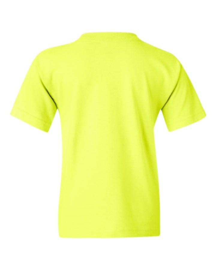 Gildan Heavy Cotton Youth T-Shirt Close Up Detail
