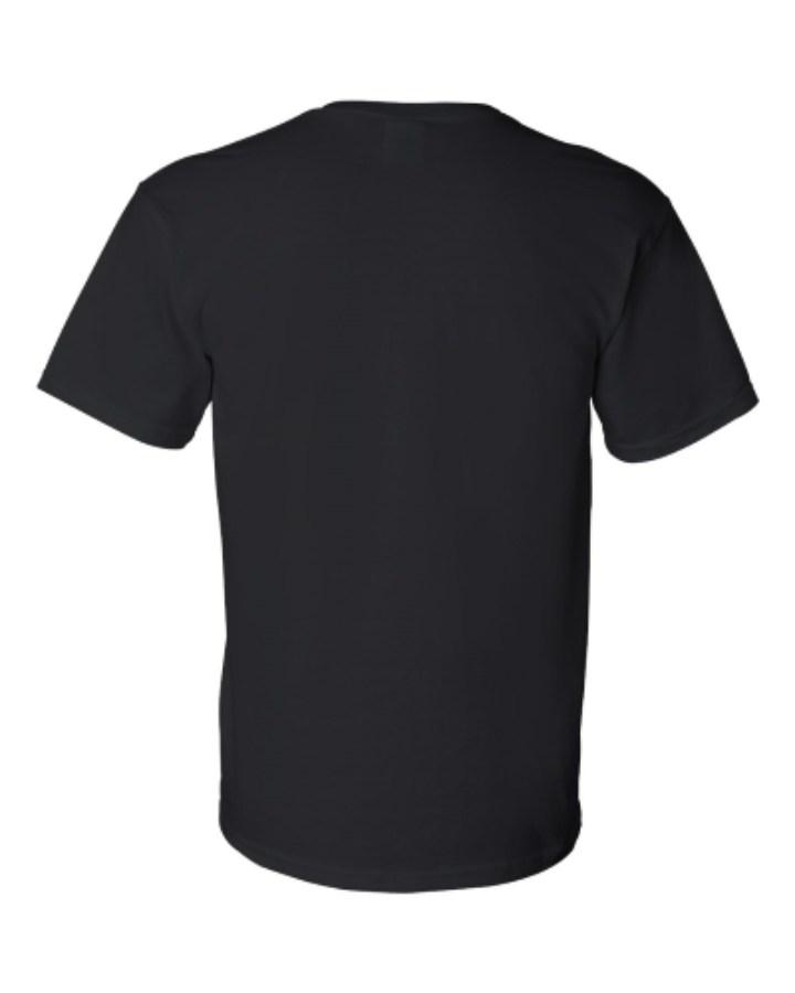 Gildan DryBlend Pocket T-Shirt Close Up Detail