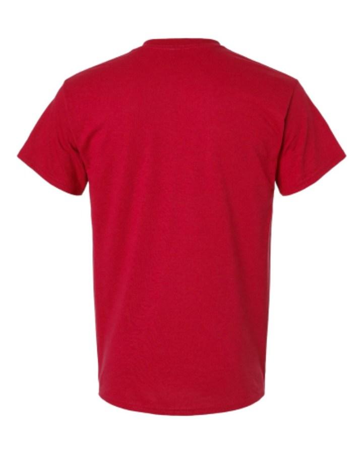 Gildan DryBlend Pocket T-Shirt Feature Close-up