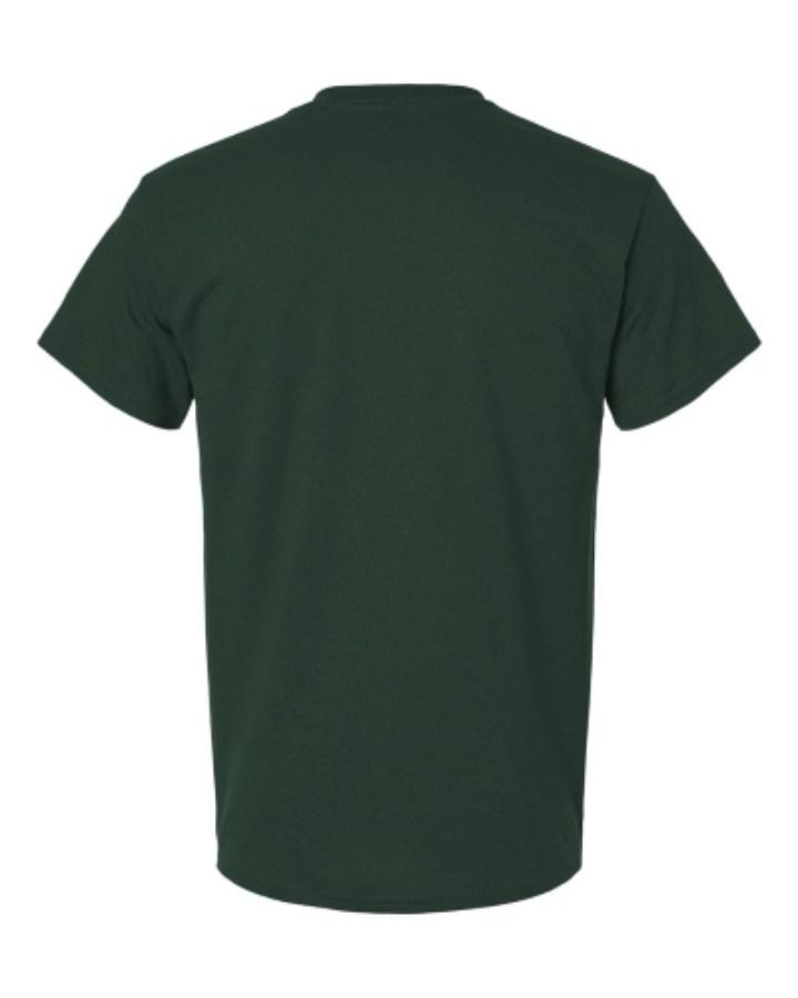 Gildan DryBlend Pocket T-Shirt Close Up Detail