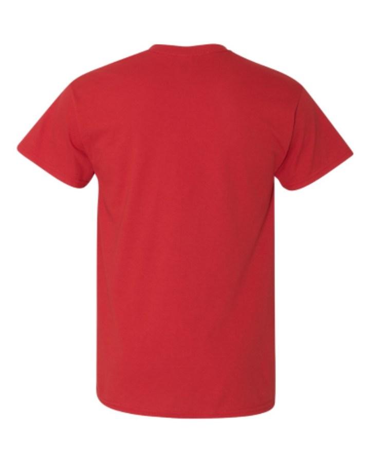 Gildan Heavy Cotton Pocket T-Shirt Feature Close-up