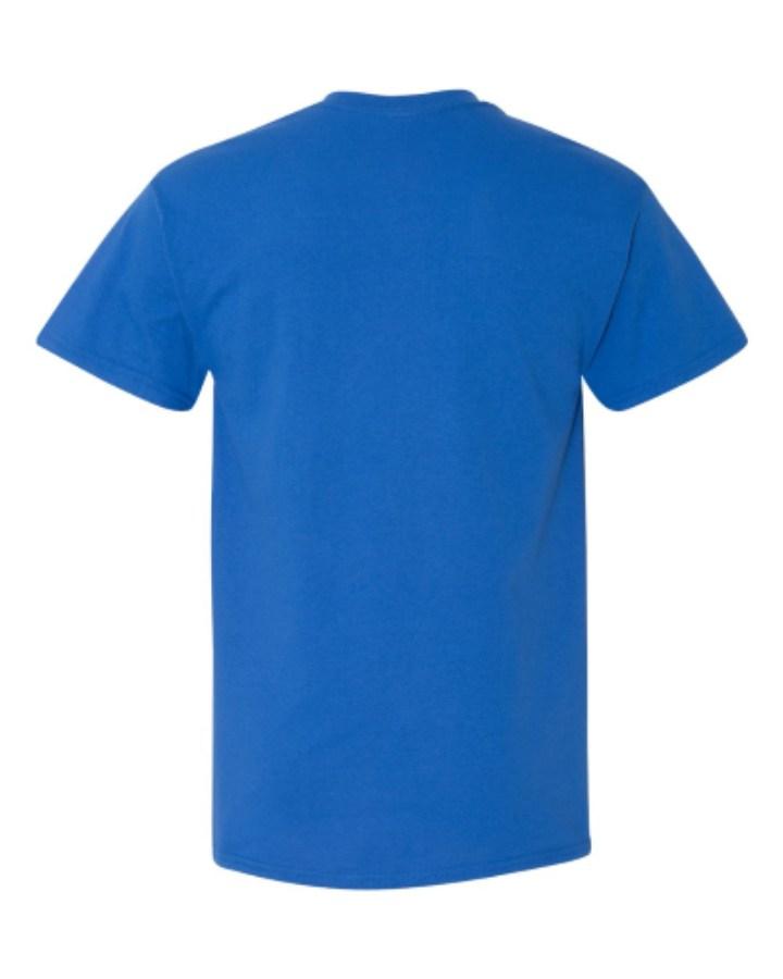 Gildan Heavy Cotton Pocket T-Shirt Close Up Detail