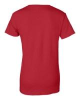 Gildan Ultra Cotton Women's T-Shirt Close Up Detail