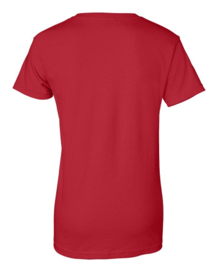 Gildan Ultra Cotton Women's T-Shirt Close Up Detail