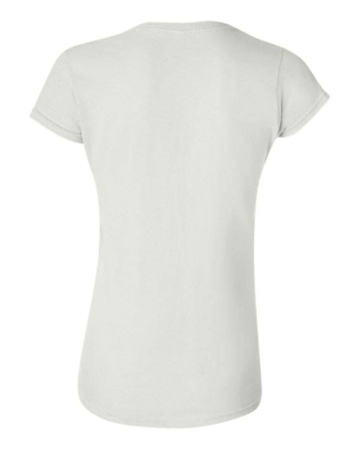 Gildan Softstyle Women's T-Shirt Close Up Detail