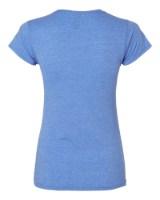 Gildan Softstyle Women's T-Shirt Close Up Detail