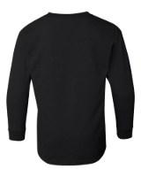Gildan Heavy Cotton™ Youth Long Sleeve T-Shirt Feature Close-up