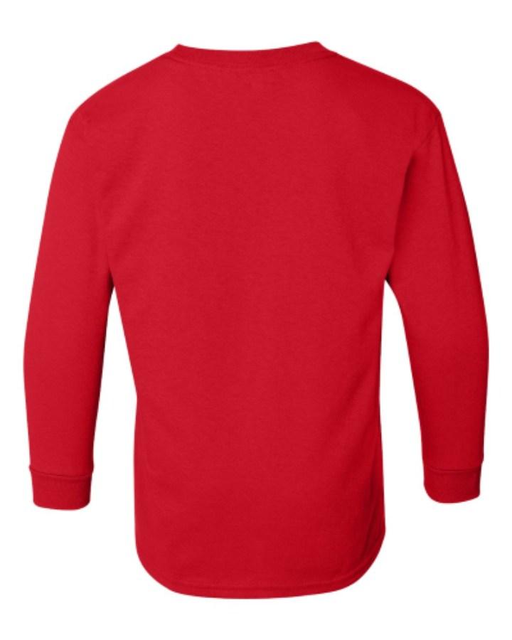Gildan Heavy Cotton™ Youth Long Sleeve T-Shirt Alternate View