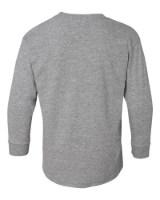 Gildan Heavy Cotton™ Youth Long Sleeve T-Shirt Feature Close-up