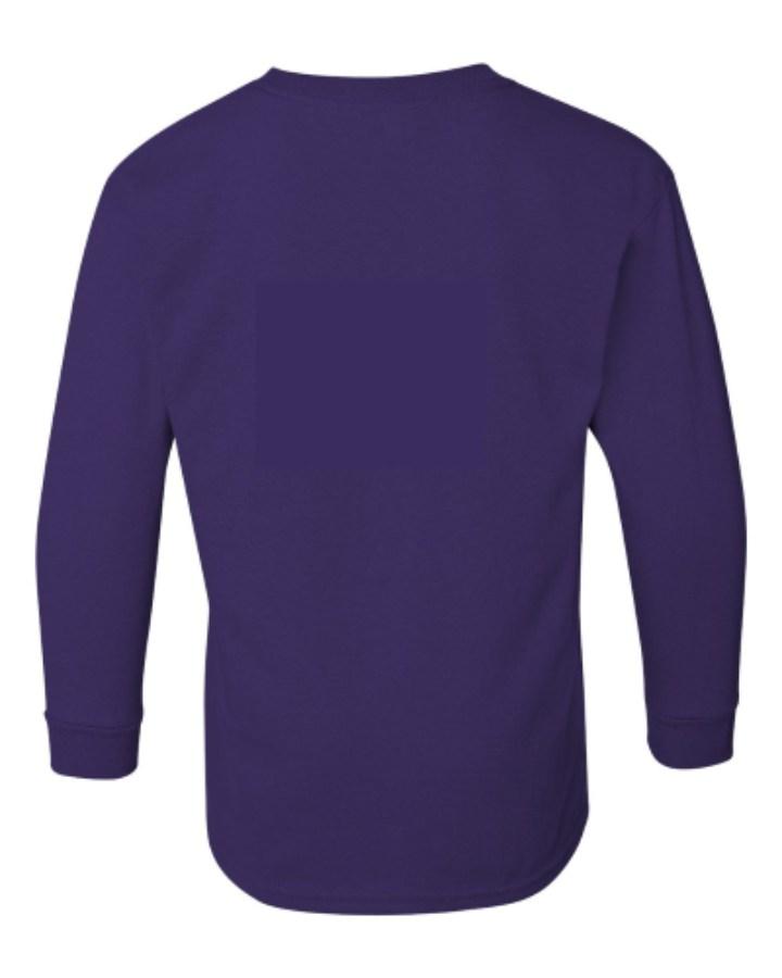 Gildan Heavy Cotton™ Youth Long Sleeve T-Shirt Alternate View