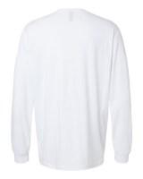 Gildan Softstyle CVC Long Sleeve T-Shirt Close Up Detail