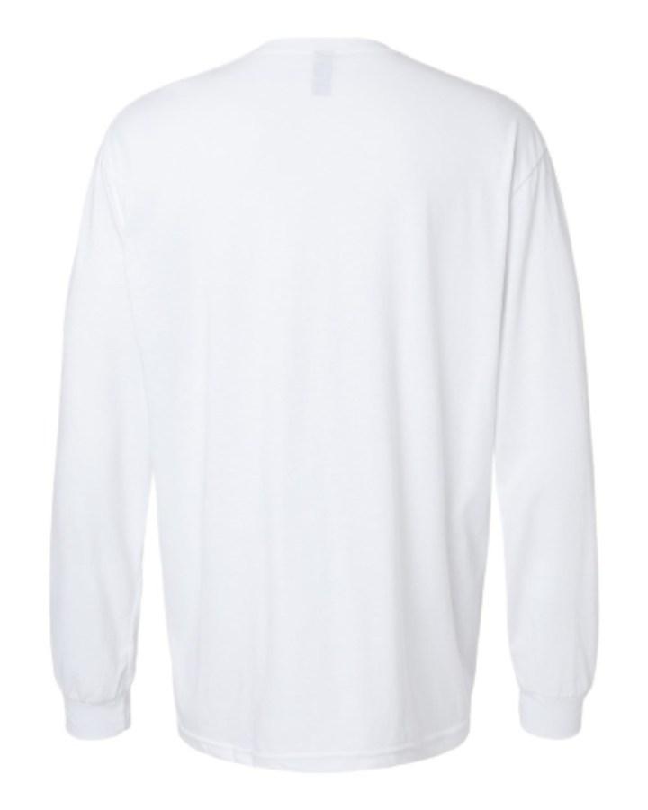 Gildan Softstyle CVC Long Sleeve T-Shirt Close Up Detail
