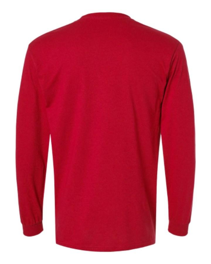 Gildan DryBlend 50/50 Long Sleeve T-Shirt Perspective View
