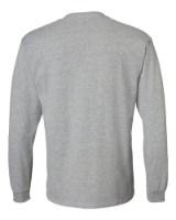 Gildan DryBlend 50/50 Long Sleeve T-Shirt Feature Close-up