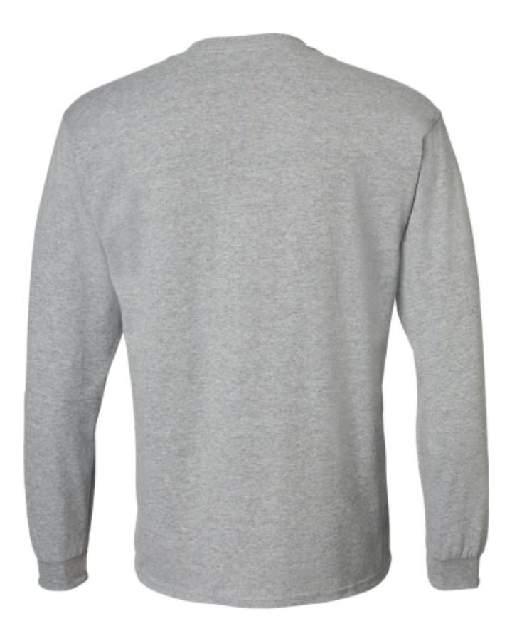 Gildan DryBlend 50/50 Long Sleeve T-Shirt Feature Close-up