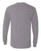 Gildan DryBlend 50/50 Long Sleeve T-Shirt Close Up Detail