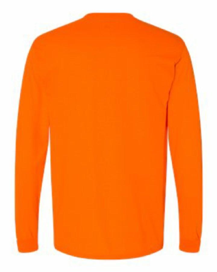 Gildan DryBlend 50/50 Long Sleeve T-Shirt Feature Close-up