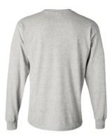 Gildan Heavy Cotton™ Long Sleeve T-Shirt Feature Close-up