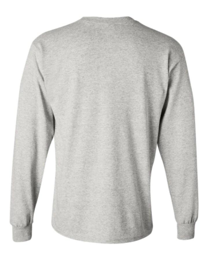 Gildan Heavy Cotton™ Long Sleeve T-Shirt Feature Close-up