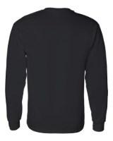 Gildan Heavy Cotton™ Long Sleeve T-Shirt Close Up Detail