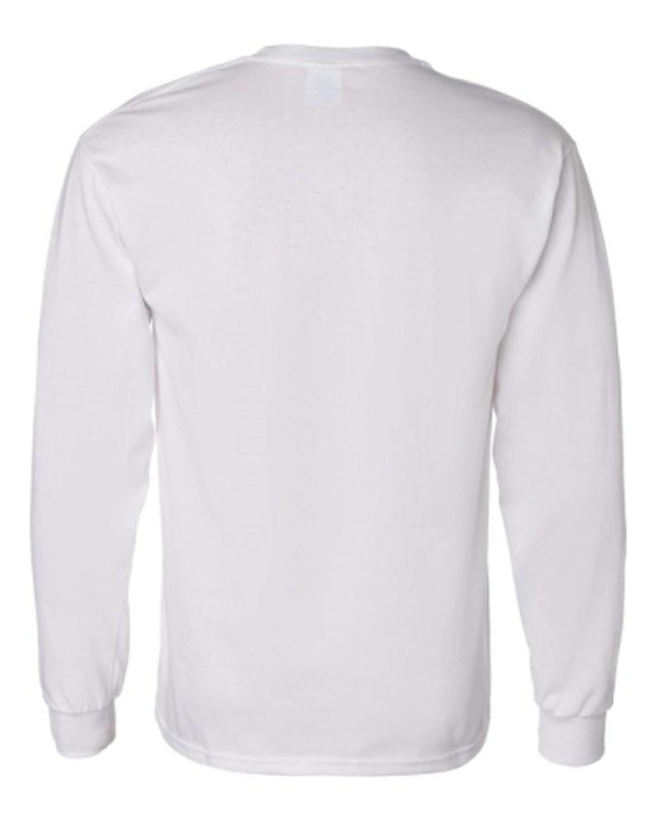 Gildan Heavy Cotton™ Long Sleeve T-Shirt Feature Close-up