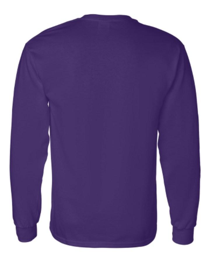 Gildan Heavy Cotton™ Long Sleeve T-Shirt Feature Close-up