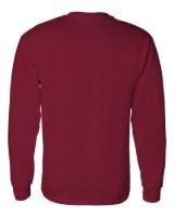 Gildan Heavy Cotton™ Long Sleeve T-Shirt Close Up Detail