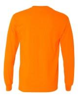 Gildan Heavy Cotton™ Long Sleeve T-Shirt Feature Close-up