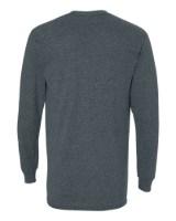 Gildan Heavy Cotton™ Long Sleeve T-Shirt Close Up Detail
