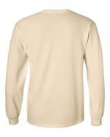 Gildan Ultra Cotton Long Sleeve T-Shirt Close Up Detail