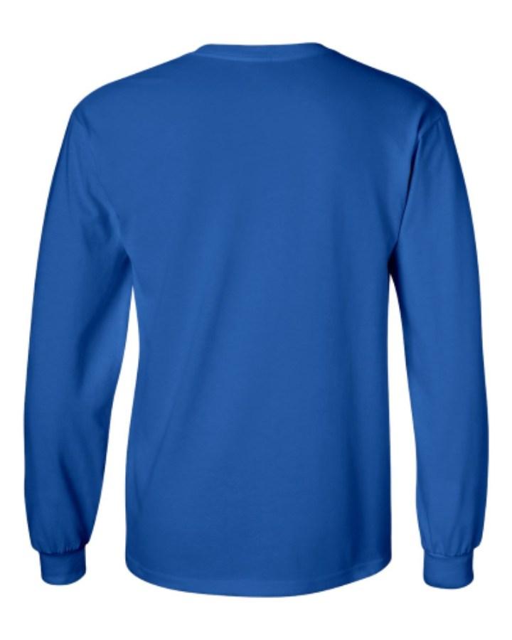 Gildan Ultra Cotton Long Sleeve T-Shirt Perspective View
