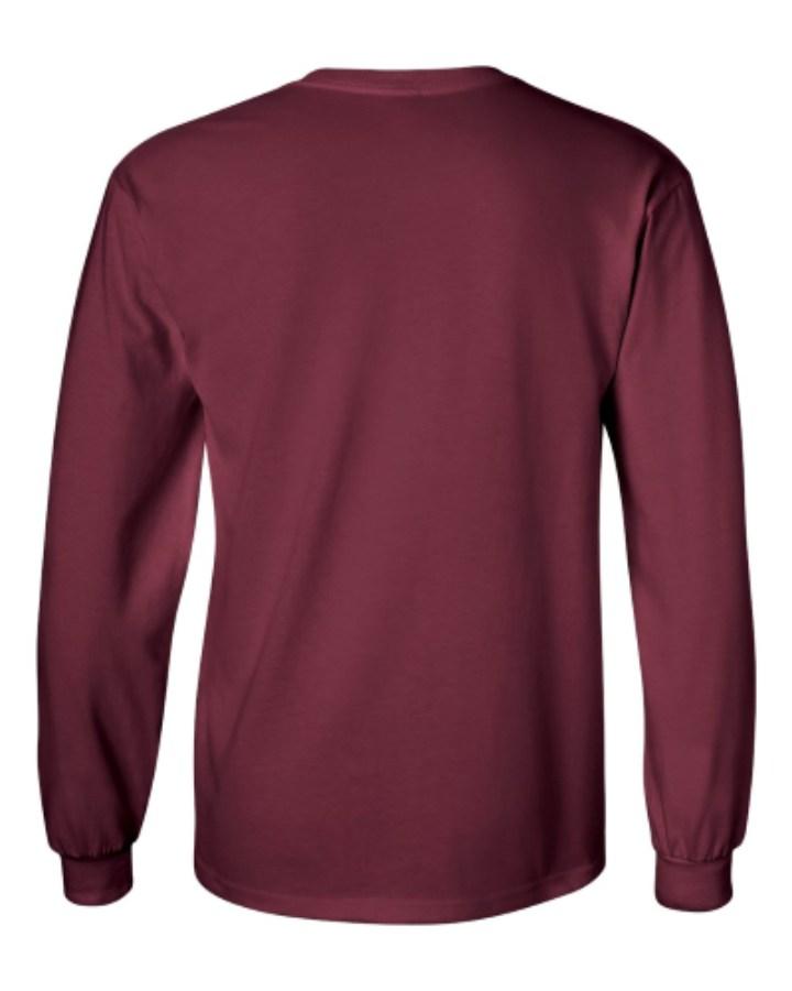 Gildan Ultra Cotton Long Sleeve T-Shirt Perspective View