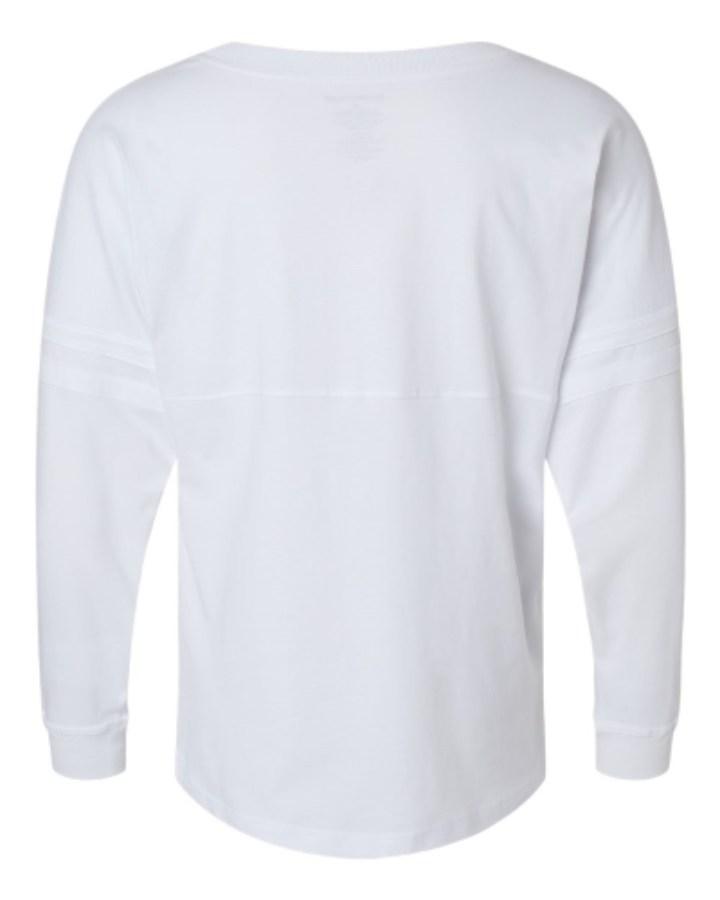 Boxercraft Women's Pom Pom Long Sleeve Jersey T-Shirt Additional Angle