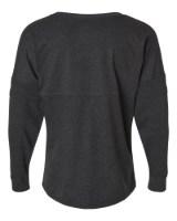 Boxercraft Women's Pom Pom Long Sleeve Jersey T-Shirt Perspective View