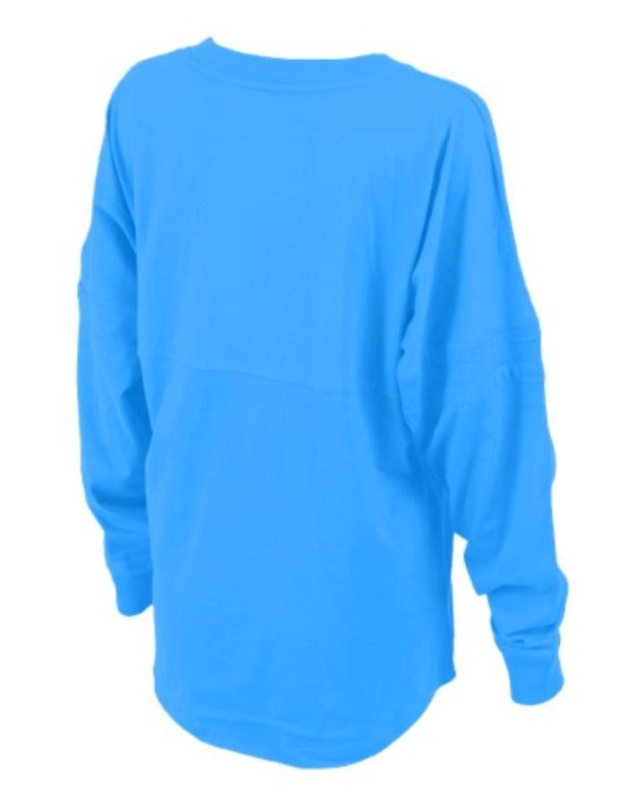 Boxercraft Women's Pom Pom Long Sleeve Jersey T-Shirt Additional Angle