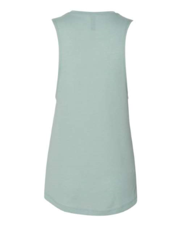 Next Level Women's Festival Muscle Tank Close Up Detail