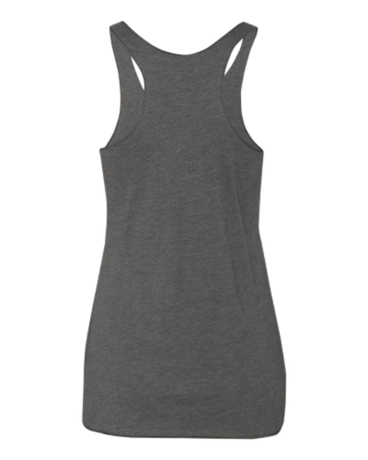 Next Level Women's Triblend Racerback Tank Close Up Detail