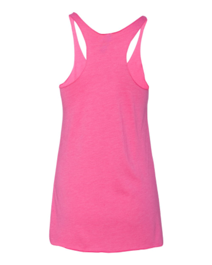 Next Level Women's Triblend Racerback Tank Feature Close-up