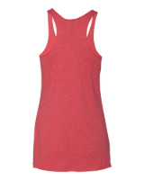 Next Level Women's Triblend Racerback Tank Feature Close-up